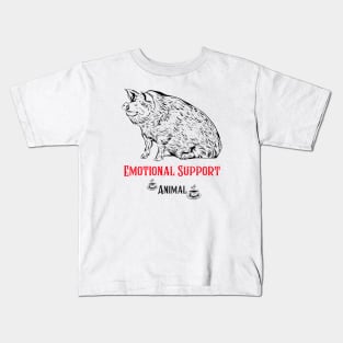 Emotional Support Animal Kids T-Shirt